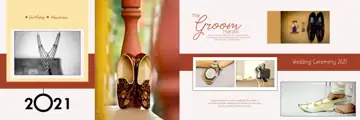 Wedding Album 12x36 PSD – Modern Vintage Frame Design