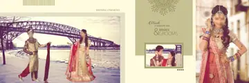 Wedding Album 12x36 PSD – Ornate Brush Strokes Design