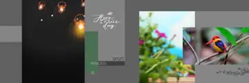 Wedding Album 12x36 PSD – Rich Maroon Bokeh Lights Design