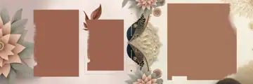 Wedding Album 12x36 PSD – Soft Pastel Paisley Pattern Design