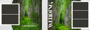 Wedding Album Background 12x36 PSD – Bright Brush Strokes Design
