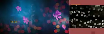 Wedding Album Background PSD – Bright Glitter Accents Design