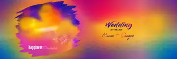 Wedding Album Background PSD – Vibrant Royal Arch Design