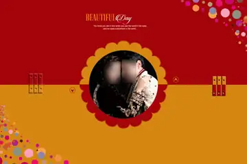 Wedding Album Cover PSD – Cinematic Lotus Design