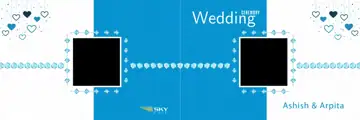 Wedding Album Cover PSD – Dreamy Peacock Art Design