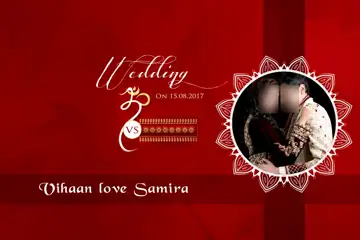 Wedding Album Cover PSD in Classic Damask Texture Style