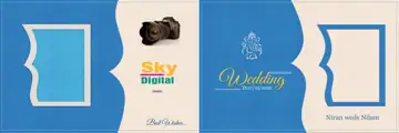 Wedding Album Cover PSD – Vibrant Rose Petals Design