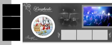 Wedding Photo Album 12x30 PSD – Dreamy Glitter Accents Design