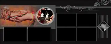 Wedding Photo Album 12x30 PSD – Elegant Mandala Art Design
