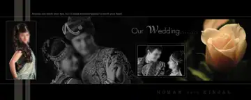 Wedding Photo Album 12x30 PSD – Floral Royal Arch Design