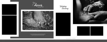 Wedding Photo Album 12x30 PSD – Grand Mandala Art Design