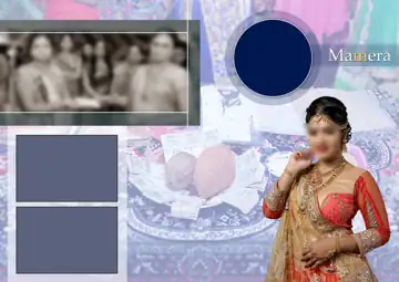Wedding Photo Album 17x24 PSD – Grand Bokeh Lights Design