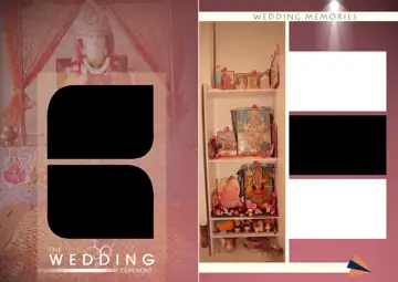 Wedding Photo Album 17x24 PSD – Rich Maroon Kolam Pattern Design