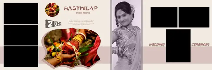 Wedding Album 12x36 PSD – Luxury Peacock Art Design