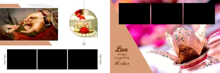Wedding Album 12x36 PSD – Luxury Silk Texture Design
