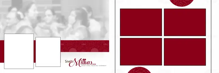 Wedding Album 12x36 PSD – Premium Temple Motif Design