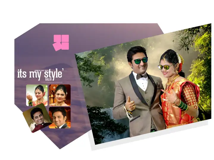 Wedding Album Cover 24x18 PSD – Luxury Vintage Frame Design