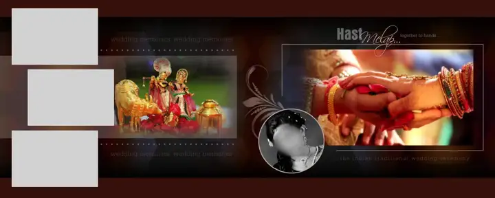 Wedding Photo Album 12x30 PSD – Charming Lotus Design