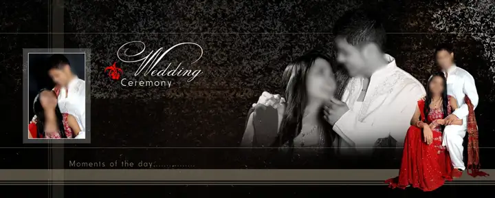 Wedding Photo Album 12x30 PSD – Classic Kolam Pattern Design