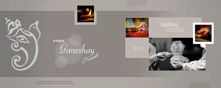 Wedding Photo Album 12x30 PSD – Regal Lotus Design