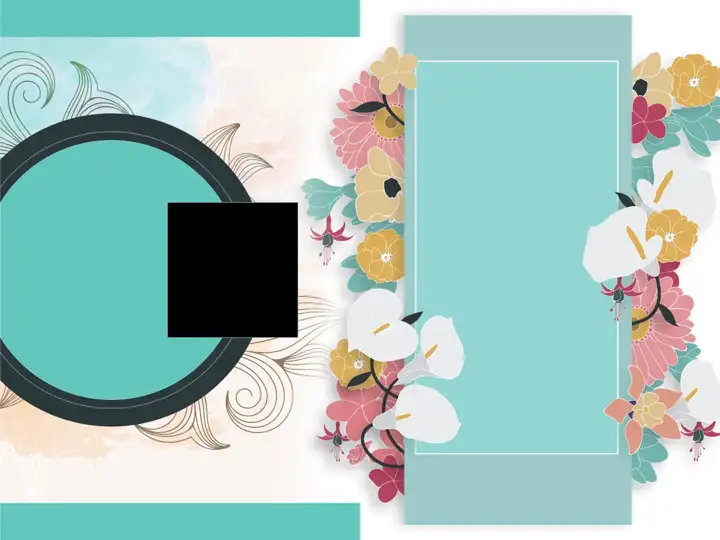 Wedding Photo Album 18x24 PSD – Regal Gold Frame Design